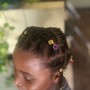 Two stand twist on natural hair with wash