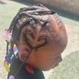 Little Kids Freestyle Braid Style with Extentions