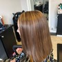 All over color with full balayage