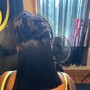 High knot bun