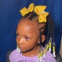 Toddlers Braids with extensions 2-5 yrs