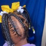 Toddlers Braids with extensions 2-5 yrs