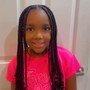 Kid's large knotless Braids