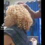 Shampoo and go for curly hair short