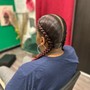 Large Feed -In ponytail