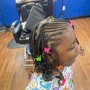 Kid's Braids w/ weave