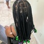 Small knotless braids