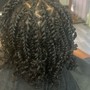 Natural Hair Two Strand twist