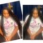 Waist Length (Medium) knotless or box braids