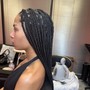 Two big cornrows with extension