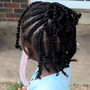 Braided Heart Cornrow Stitch Braids