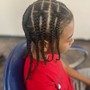 Kid's Braids with extensions