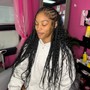 Medium Knotless Braids