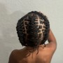 Two strand twist on natural hair