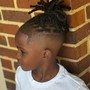 Boy men bun Kid's Style