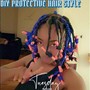 Customized wigs color dye / styling