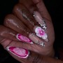 Hand Drawn Nail Art