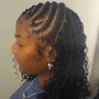 Small french curl Braids