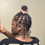 Braided ponytail