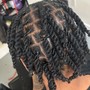 Loc Retwist Shoulder to Mid Back Length with Style