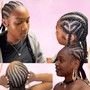 Medium bra length boho knotless braids