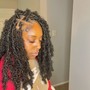 Shoulder Length Butterfly locs