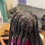 Medium Knotless Braids