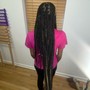 Medium Knotless Braids