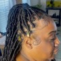 Wig install over locs