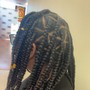 Large knotless Braids