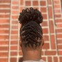 Retwist into updo