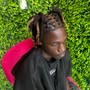 Locs retwist and style