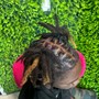 Locs retwist and style