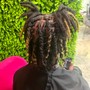 Locs retwist and style