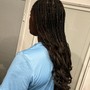 Medium French Curl Braids