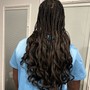 Medium French Curl Braids