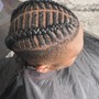 Braids freestyle for man