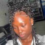 Boho knotless bob braids (Hair Incl)