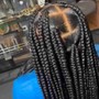 Braided ponytail (medium small braids) Hair Incl