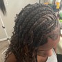 Fulani/lemonade knotless braids