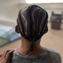 Kid's Braids with weave