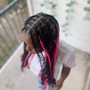 Kid’s small knotless/box braids