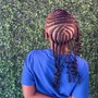 Medium Knotless Braids