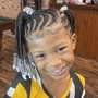 Large Ponytail Kid’s Braids