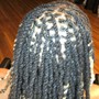 Loc Retwist and Style -individual Plats,  2 Strand Twist, or Thick Hair