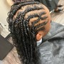 Kinky twist Braids style