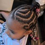 Little Kids Freestyle Braid Style with Extentions