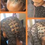 Cutie Braidz(small knotless into bob with curls