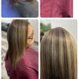 Accent highlights ( 4-8 foils  )