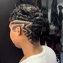 Short Cut Stlye w/ Extensions Bonded at the Top